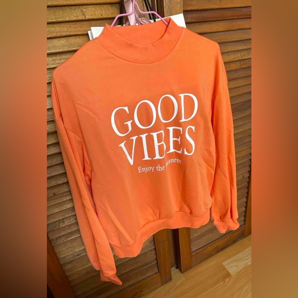 Pullover Orange Large - image 2